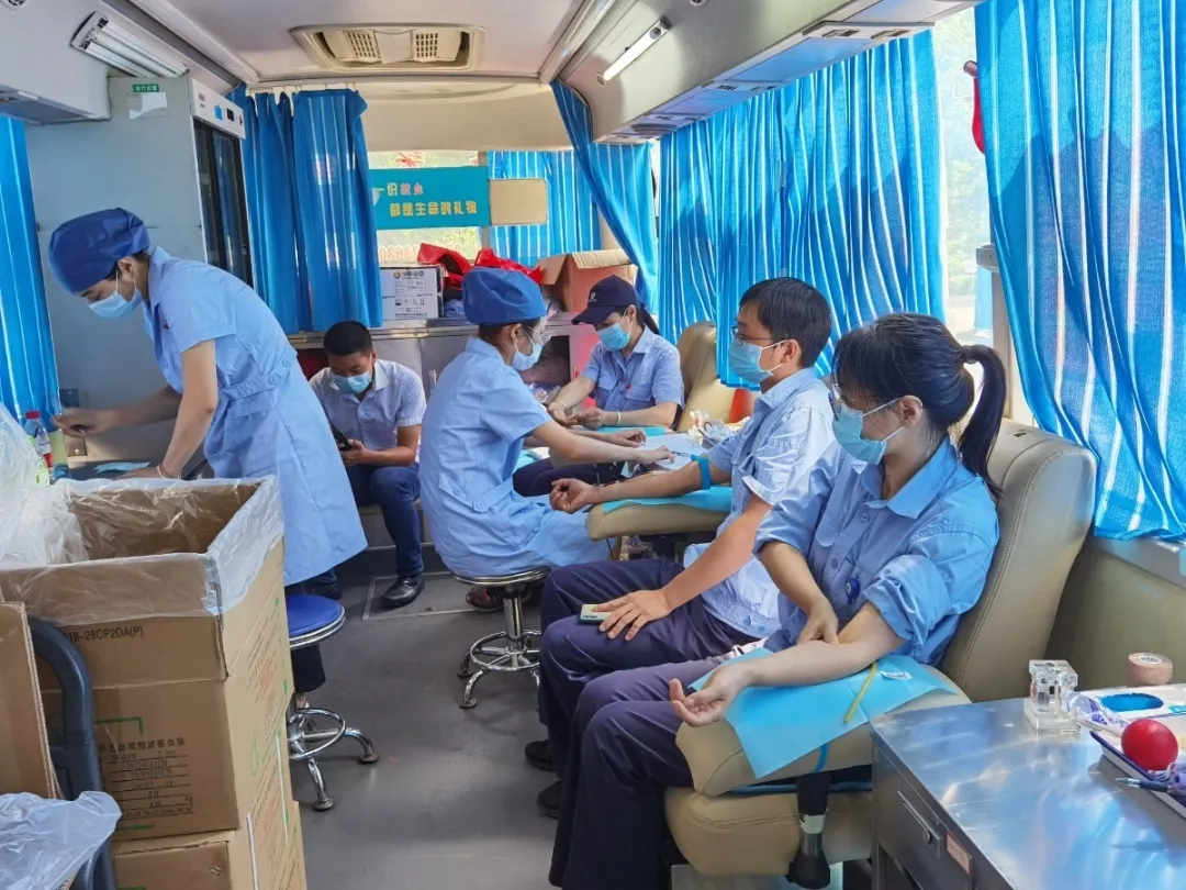 緩解血荒，航特工會組織公司員工開展2020年無償獻血活動
